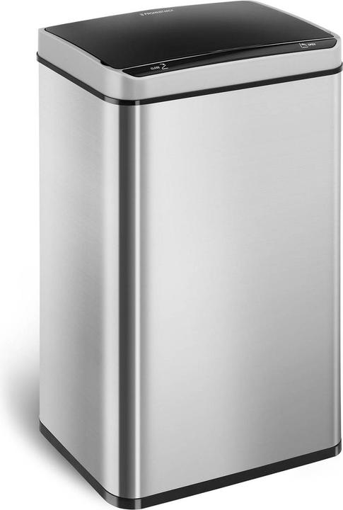 Fromm & Starck Mülleimer Automatik Sensor Abfalleimer Papierkorb Duo Müllbehälter Edelstahl 60L (60 l)