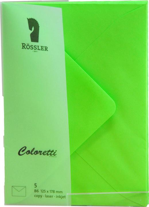 Immagine prodotto Magni Buste Coloretti B6 5s verde chiaro (B6, 5 x)