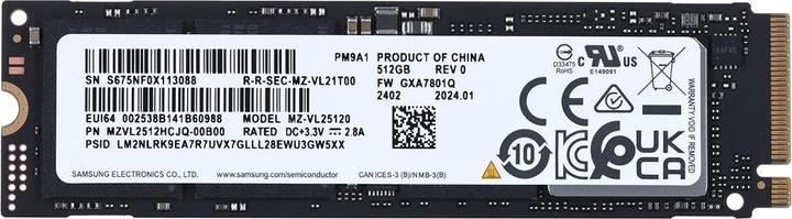 Image du produit Samsung PM9A1 (512 Go, M.2 2280)