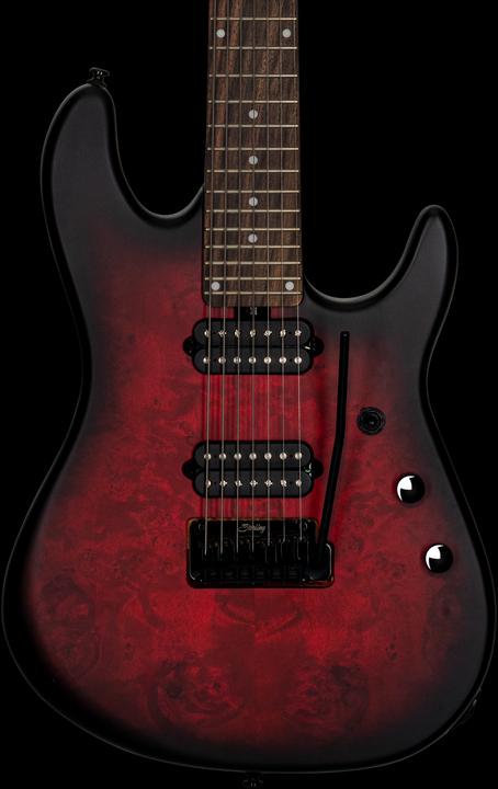Produktbild E-Gitarre, Richardson7, Poplar Burl, Dark Scarlet Burst Satin, Tasche (E-Gitarre)