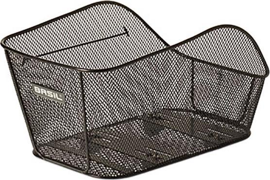Actual product image Basil ICON M carrier basket, steel black (NEW 2024)