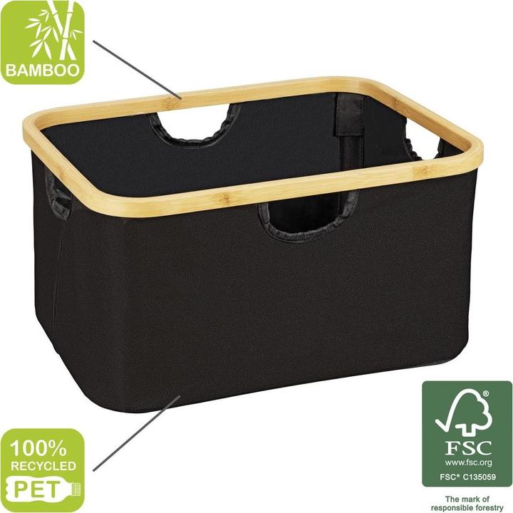 Image du produit Wenko Korb Mod. Ecori, 2er Set Textilien aus 100 % recyceltem Polyester (2 x)