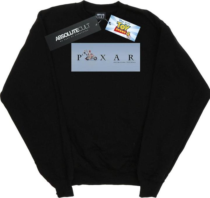 Actual product image Disney Mens Toy Story 4 Duke Caboom Pixar Studios Logo Sweatshirt (L)