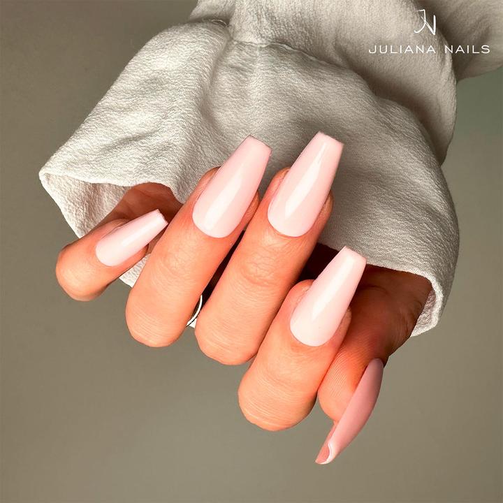 Actual product image Juliana Nails No File - Press-On Fullcover Tips clear – Ballerina - medium (Artificial nails, Transparent)