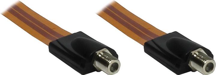 Produktbild Good Connections SAT Fensterdurchführung High-Quality, transparent, Gesamtlänge inkl. Stecker 26,5cm, flexible Länge (Fensterdurchführung)