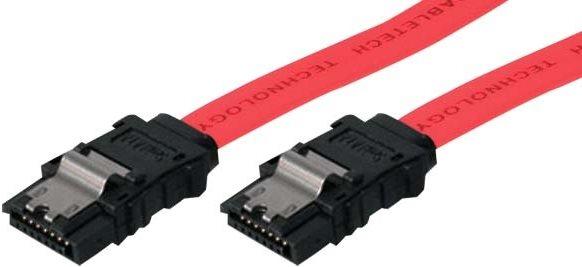 Immagine prodotto Tecline Cavo SATA 300, da 7pin SATA maschio a 7pin SATA maschio, con blocco, 0,5 m Cavo SATA schermato di