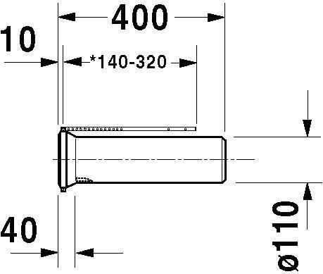 Actual product image Duravit Connection set Vario