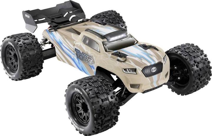 Reely Thor chalk grey brushless 1:10 RC model car electric monster truck all-wheel drive (4WD) 100% Rt (RTR Ready-to-Run)