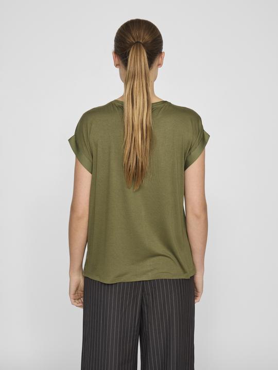 Actual product image Vila Round neckline top with short sleeves (36)