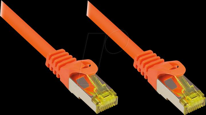Image du produit Good Connections Câble patch RJ45 avec câble brut Cat.7 et protection de nez de verrouillage (RNS®), S/FTP, PiMF (S/FTP, CAT7, 5 m)