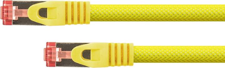 Actual product image Python RNS® patch cable with snap-in nose protection and nylon braiding, Cat. 6, S/FTP, PiMF, PVC, 250MHz (S/FTP, CAT6, 20 m)