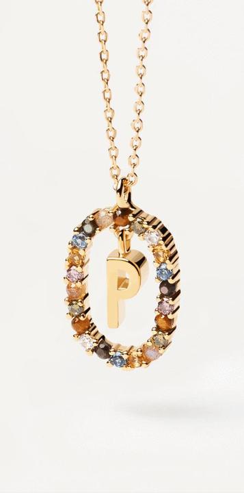 Actual product image Pd Paola New Letters P Necklace (Silver 925, 50 cm)