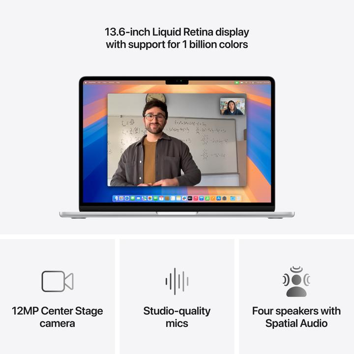 Produktbild Apple MacBook Air – 2025 (13.60", M4, 16 GB, 1000 GB, DE)