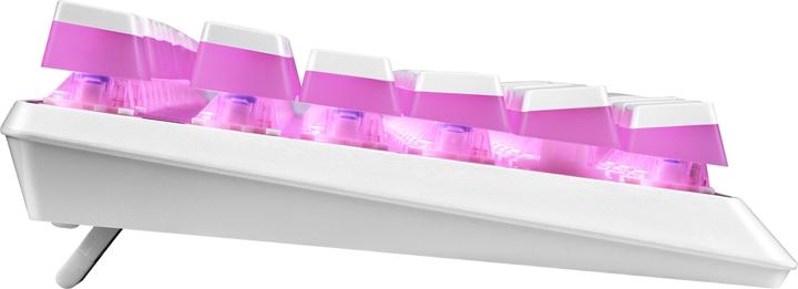 Actual product image Modecom VOLCANO LANPARTY RGB PUDDING EDITION White gaming keyboard Blue US (US, Cable)