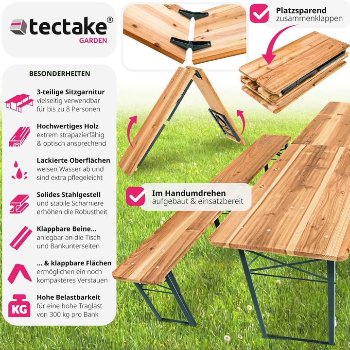 Image du produit tectake Garniture de tente à bière (219 cm)