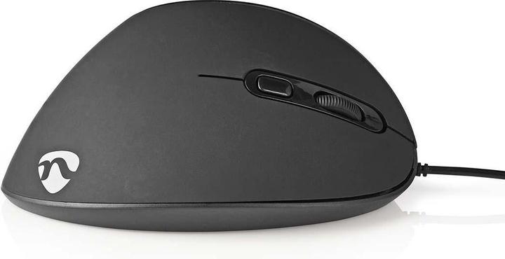 Image du produit Nedis Souris ergonomique filaire - droitier - 6 boutons - 3200 DPI - câble de 1,8 m - noir (Filaire)