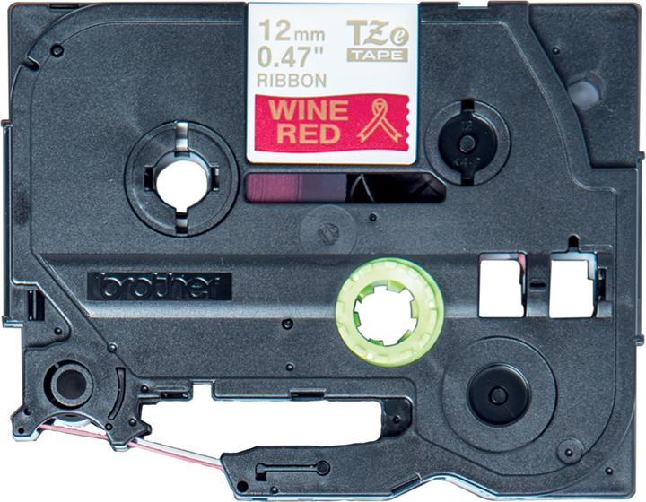 Actual product image Brother TZe-RW34 (1.20 cm, Gold, Red)