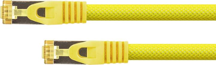 Immagine prodotto Python Cavo patch RJ45 serie ® con cavo grezzo Cat.7, protezione naso a scatto (RNS®) e intreccio in (S/FTP, CAT7, 0.50 m)