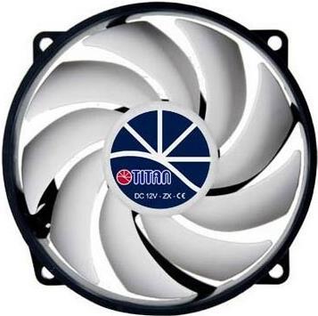 Immagine prodotto Titan Ventola Kukri Ventola, 95 x 95 x 25 mm, con segnale tachimetrico PWM, cuscinetto a manicotto (95 mm, 1 x)