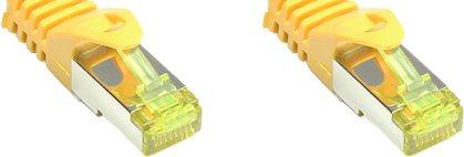 Produktbild Good Connections RJ45 Patchkabel mitCat.7 Rohkabel und Rastnasenschutz (RNS®), S/FTP, PiMF, halogenfrei, 600MHz, OFC (S/FTP, CAT7, 3 m)