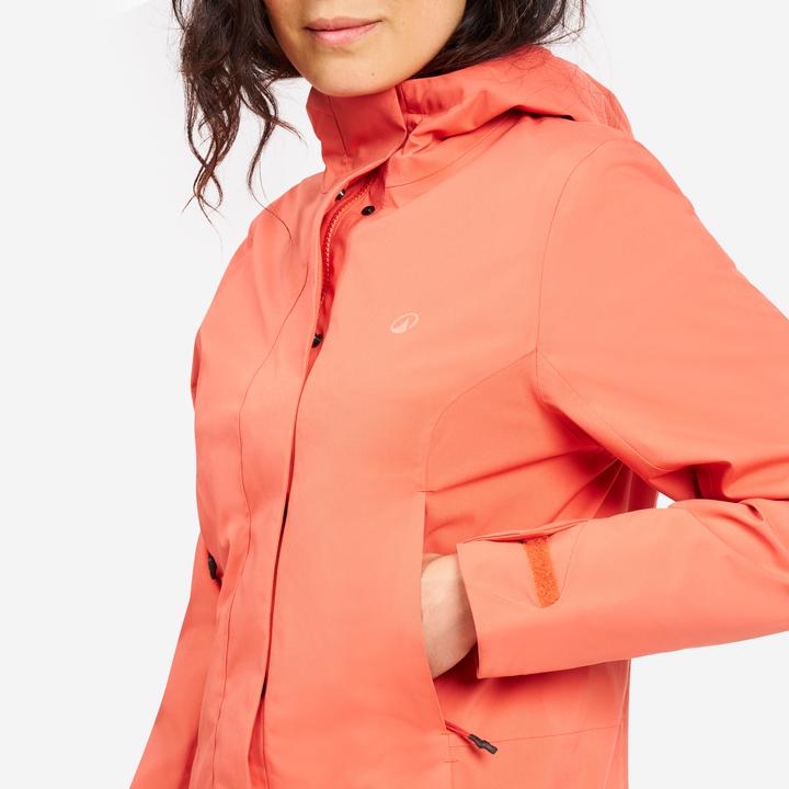 Produktbild Tribord Women’s long waterproof raincoat - Sailing 500 brick (S)