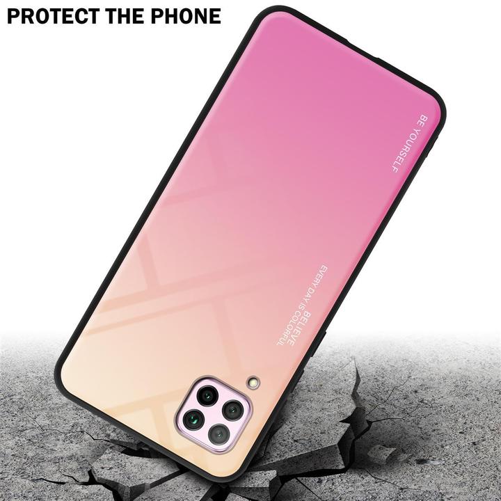 Actual product image Cadorabo TPU 2 colors glass cover (Huawei Nova 7i, Huawei P40 Lite)
