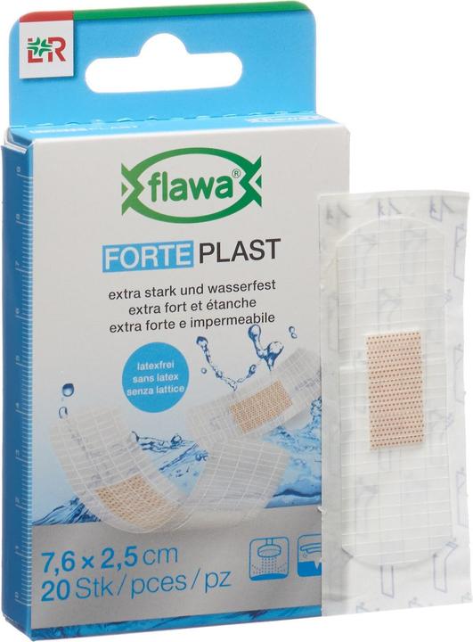 Immagine prodotto Flawa Forte Plast 2,5x7,6cm trasparente (20 x)