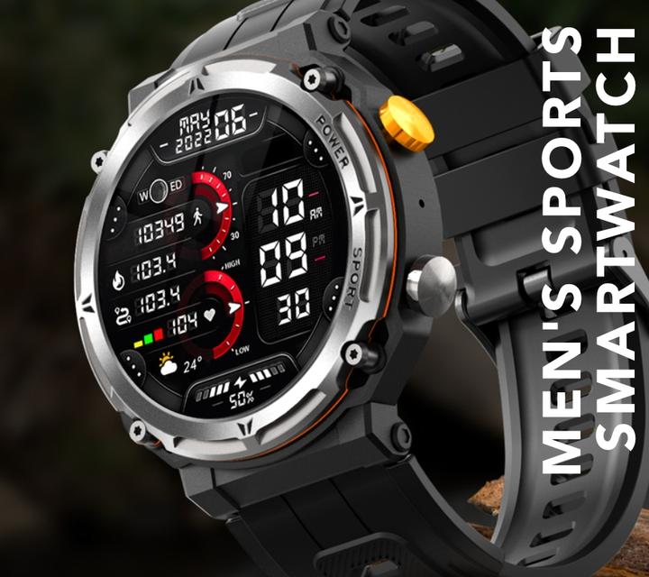 Actual product image Herren-Smartwatch RNCF25-1 SCHWARZ