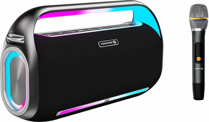 Produktbild Swissten Bluetooth-Lautsprecher Harmony 200W Schwarz (13 h, Stromversorgung über USB)
