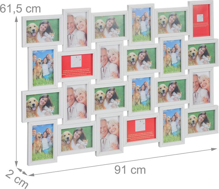 Image du produit Relaxdays Collage de cadres photo (10 x 15 cm)