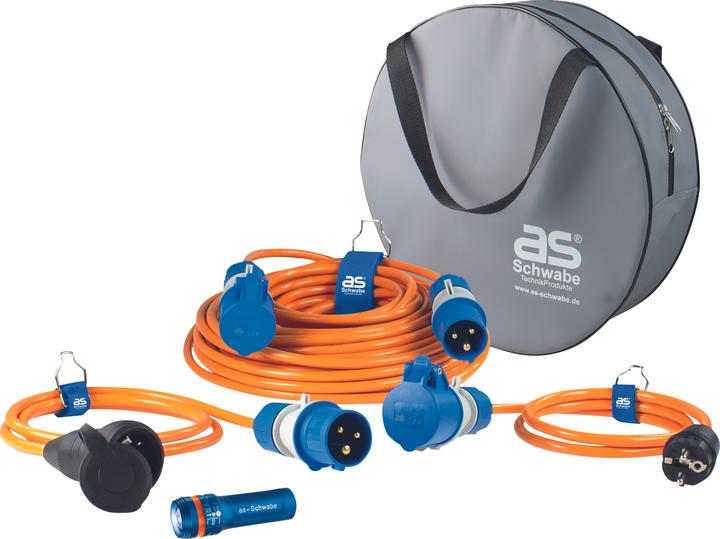 As - Schwabe Camping Set (25 m, 3 mm²² mm)