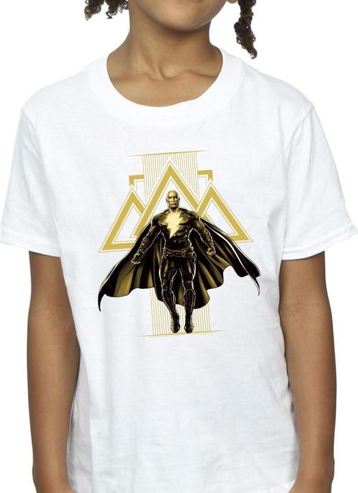 Produktbild Black Adam Rising Golden Symbols TShirt Mädchen (140, 146)