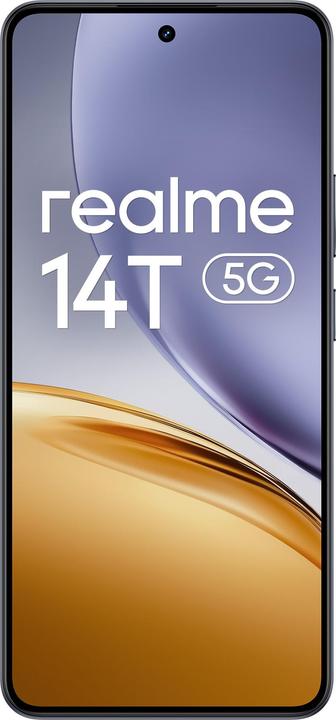 Actual product image realme 14T 5G 8GB 256GB Obsidian Black (256 GB, Obsidian Black, 6.67", 50 Mpx, 5G)