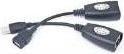 Actual product image Gembird CABLE USB 2.0 A (M)-LAN-A (F) Active extension 30M (CAT5, 0.17 m)