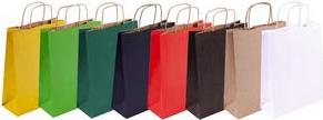 Produktbild Mailmedia Papiertragetasche mit Kordelzug, 17,6 Liter, braun Masse: (B)305 x (T)170 x (H)340 mm, hergestellt