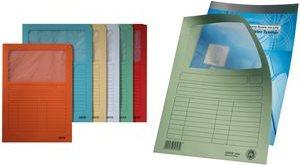 Actual product image Leitz Display folder, DIN A4, cardboard, with window, light green window made of glassine, right and top (A4, 1 x)