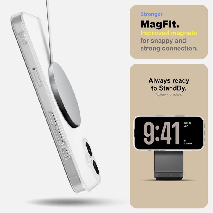 Actual product image Cadorabo iPhone 16 Case MagSafe compatible (Apple iPhone 16)