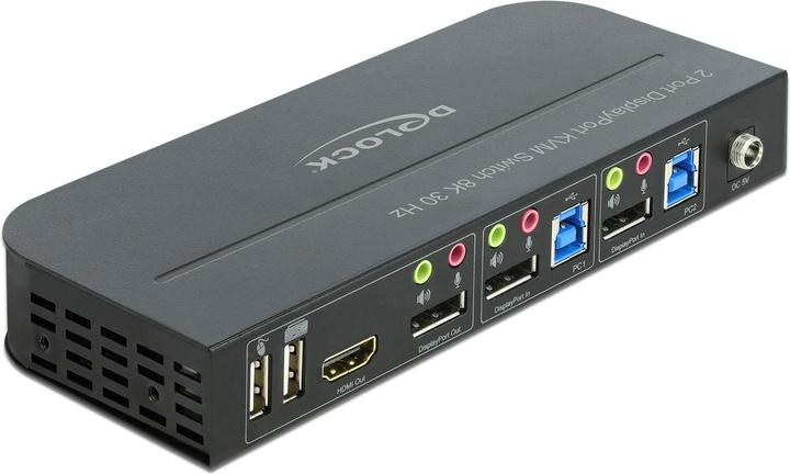 Delock KVM Switch 2 Port HDMI with USB 3.0 and Audio 8k 30Hz