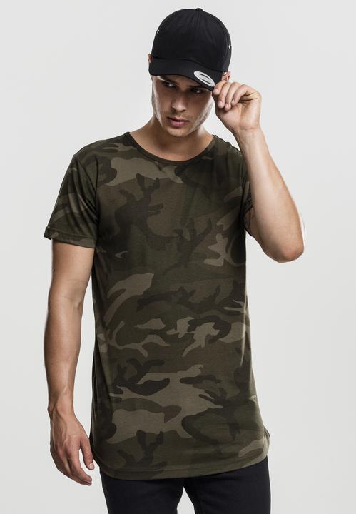 Produktbild Urban Classics Camo Shaped Long Tee (S)
