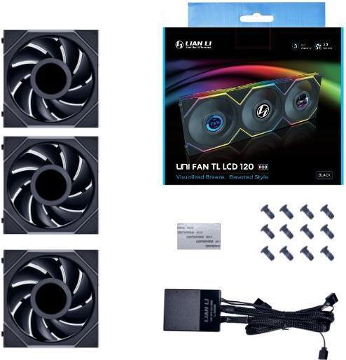 Actual product image Lian-Li Uni Fan Tl LCD (120 mm, 1 x)