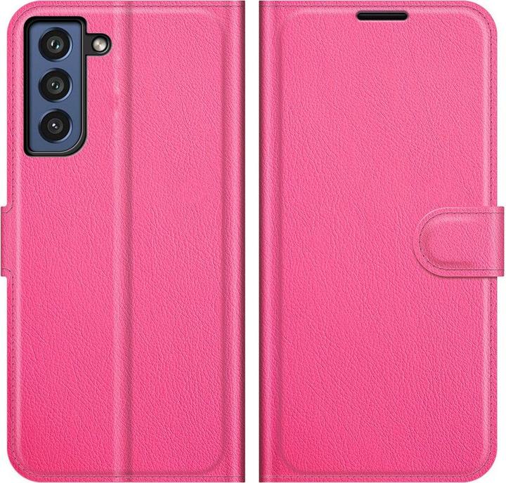 Produktbild Cover-Discount Galaxy S21 FE - Leder Etui Hülle pink (Samsung Galaxy S21 FE)