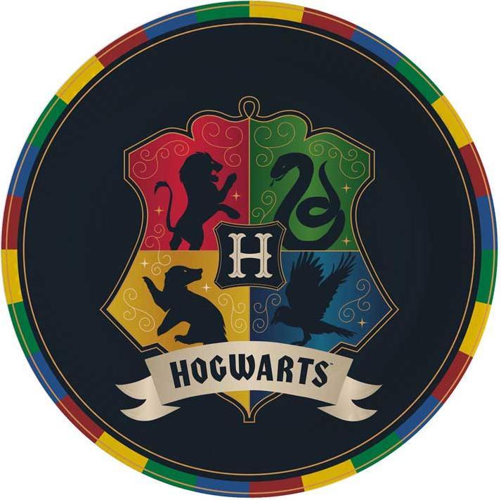 Amscan Plate HP Hogwartz (8 x)