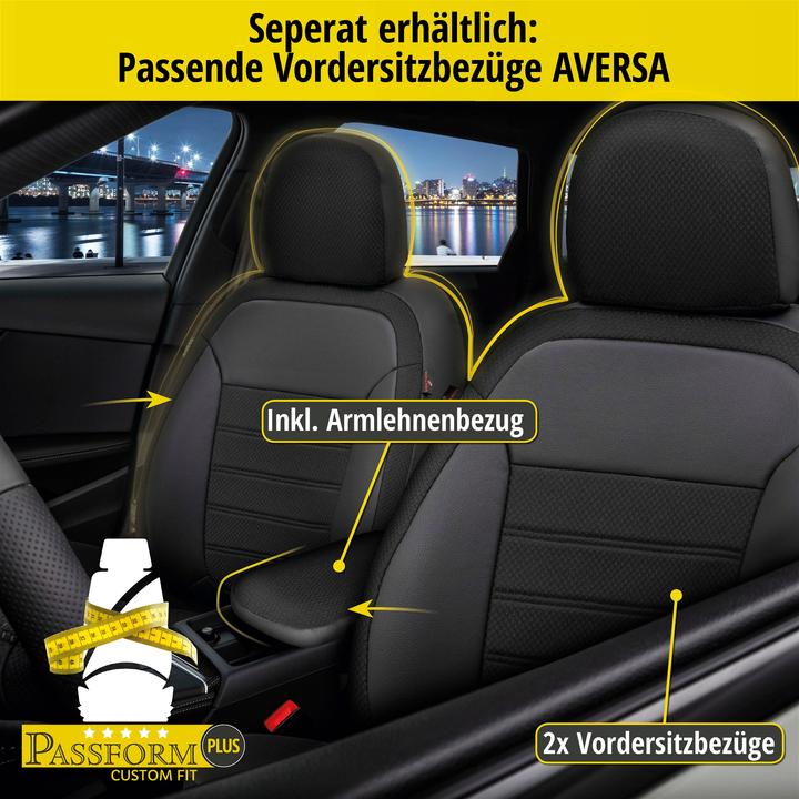 Image du produit Walser Housse de siège pour Skoda YETI (5L) 05/2009-12/2017, 1 housse de banquette arrière