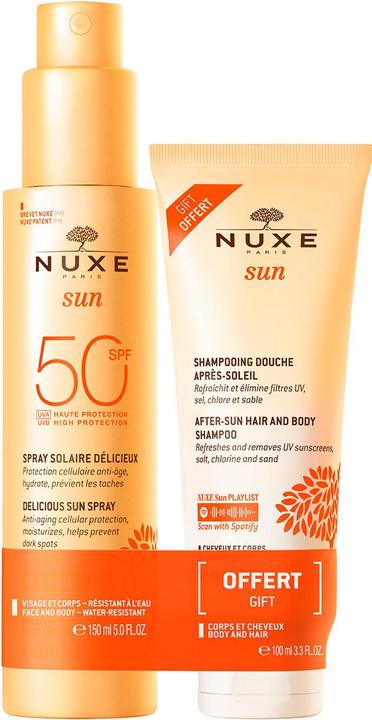 Produktbild Nuxe Sun Set Spray Solaire Délicieux 50 SPF (Sonnenspray, SPF 50, 250 ml)