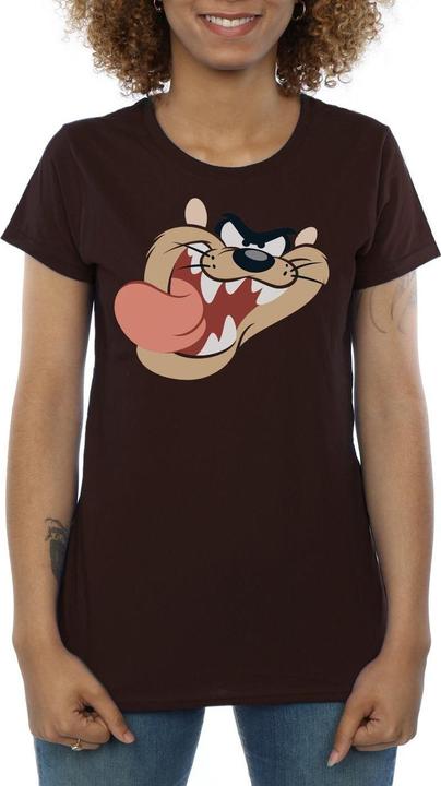 Immagine prodotto Looney Tunes Tasmanian Devil Face Maglietta Donna (S)