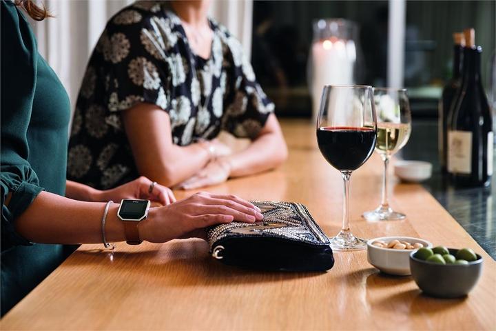 Image du produit Fitbit Blaze Bracelet en cuir Large (40 mm, Cuir véritable, Flamboyer)