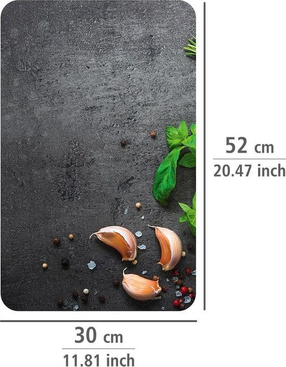 Actual product image Wenko Glass cover plates herbs