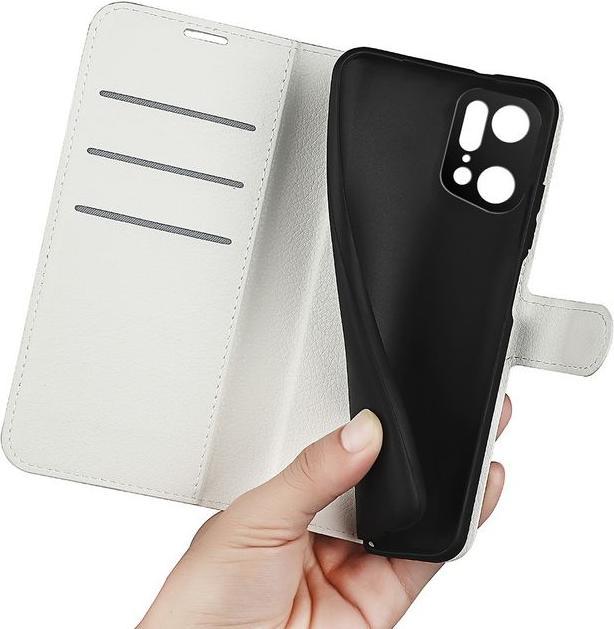 Produktbild MU Classic Litchi Leder Bookcover Series (Oppo Find X5 Pro)