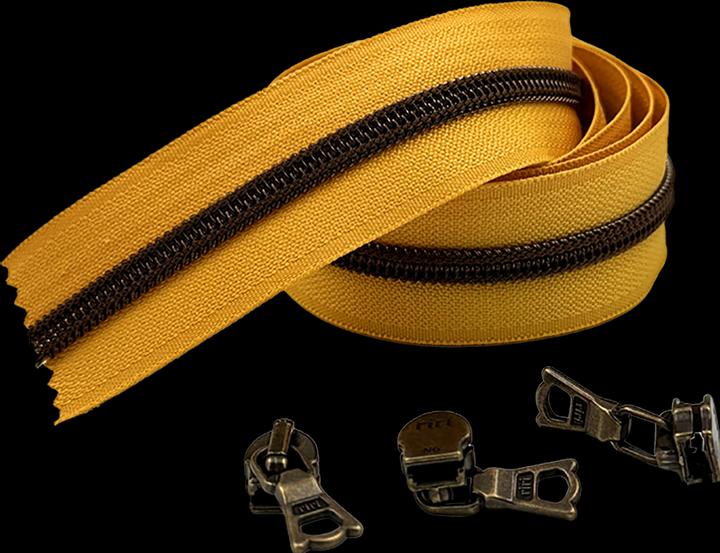 light ochre yellow, Aged brass