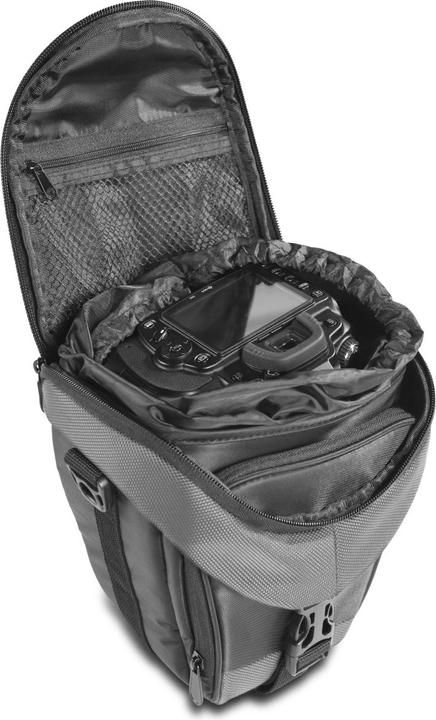 Image du produit mantona Sac à colt Premium noir / gris (Sac à bandoulière pour appareil photo, Kamera Bereitschaftstasche, 5.84 l)